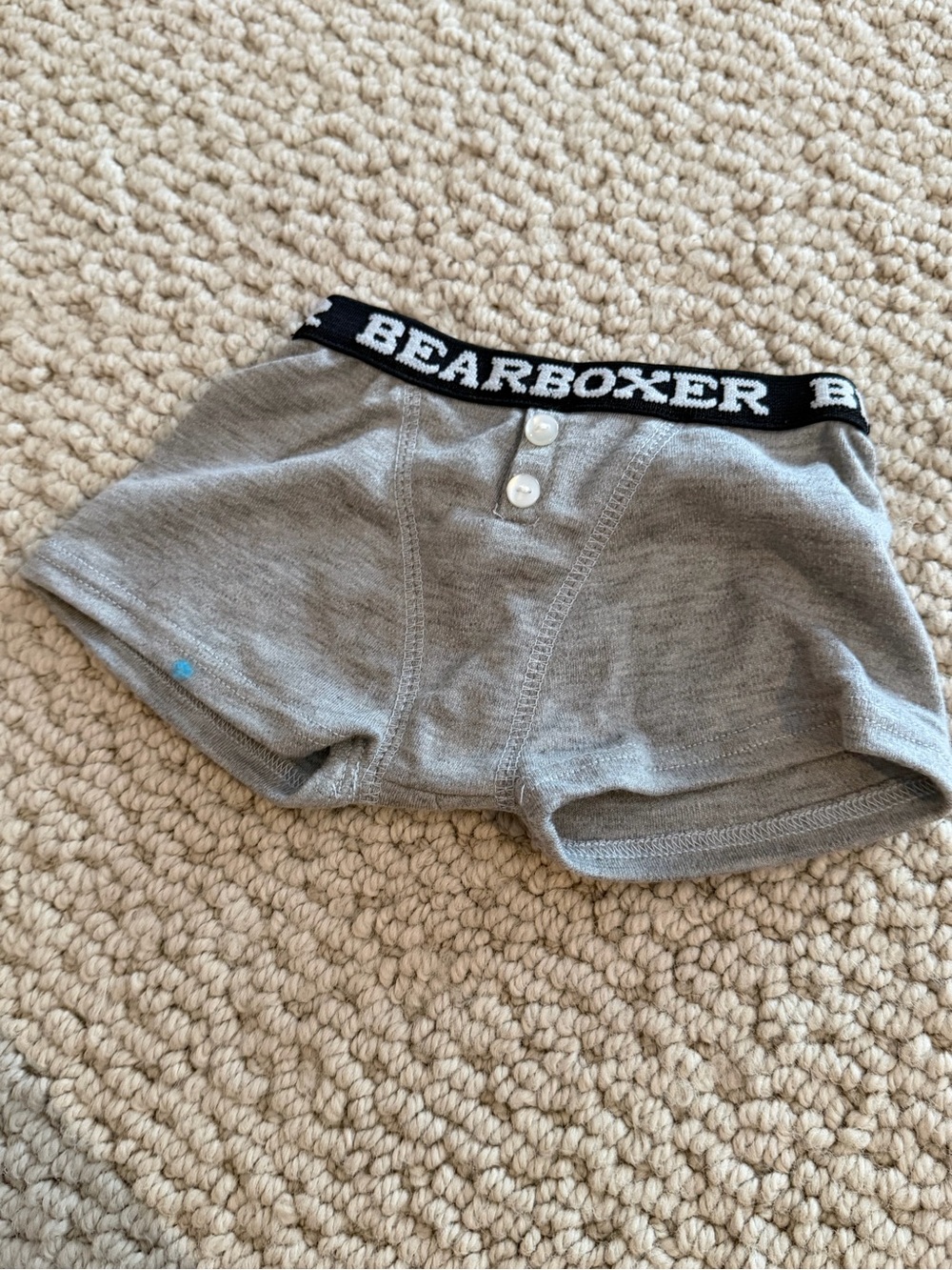 Build a bear Gray Cotton Blend Boxer Shorts